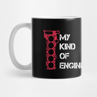 My Kind of Engine - 5 Five Cylinder Boost Turbo Car quote Mug